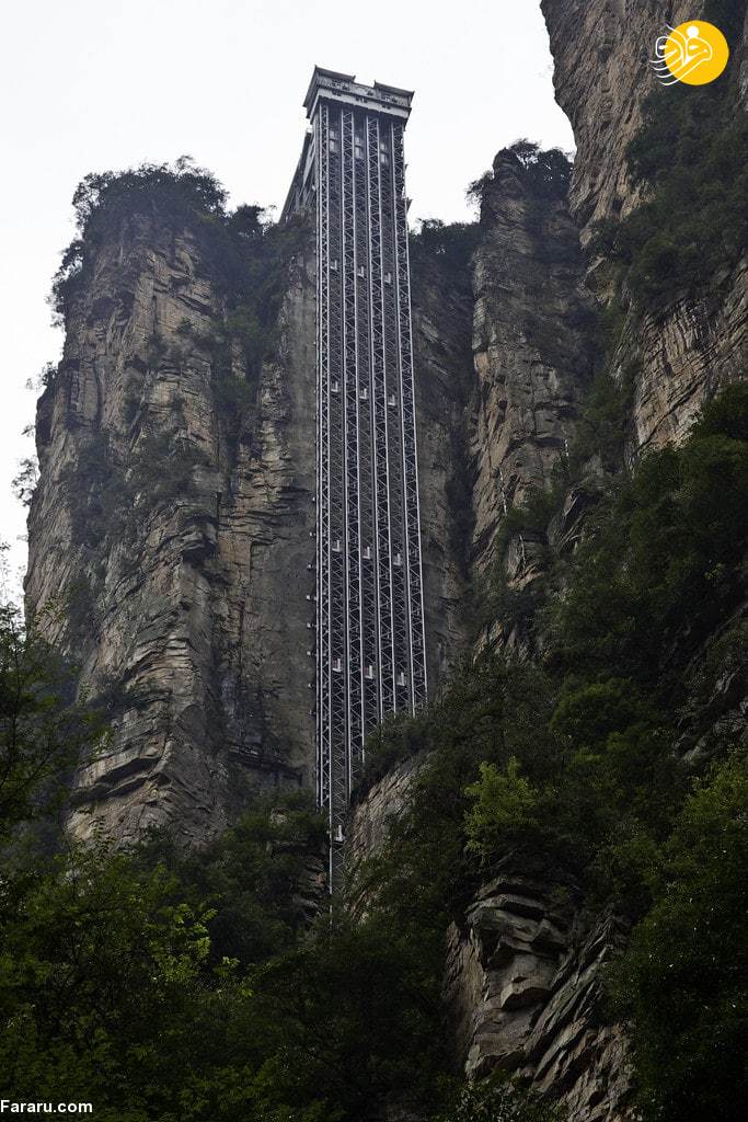 (عکس) بلندترین آسانسور جهان